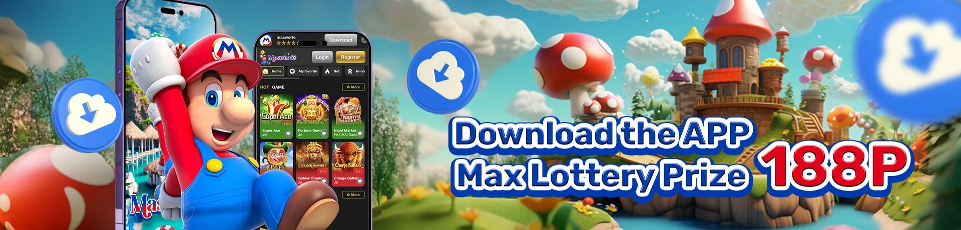 Maswerte Casino Hero Banner - Play Lucky Slots and Win Big in the Philippines